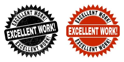 EXCELLENT WORK! Black Rosette Watermark with Unclean Texture Stock Illustration