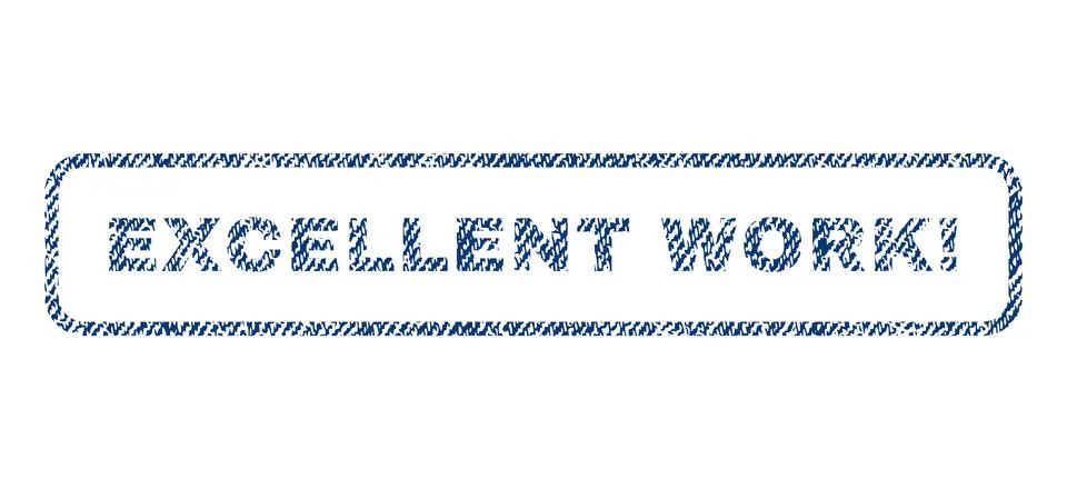 Excellent Work Illustration Stock Illustration