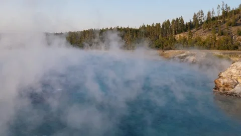 Excelsior Geyser: Hydrothermal Power Video stock 339269744