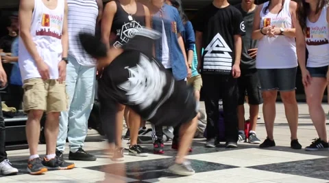 Exceptional hip hop dancing, young male Stock-Footage 53088810