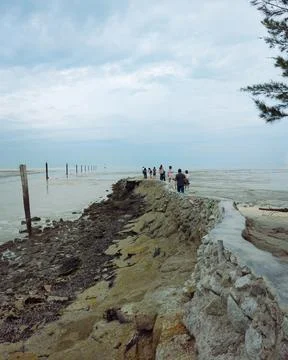 The excerpt presents a descriptive observation of Sekinchan Pantai Redang Beach, Stock Photos