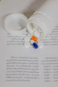 Excessive study may require medication Stock Photos