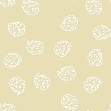 Excessive sweating line vector seamless pattern flat Stock Illustration