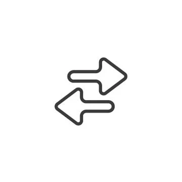 Exchange Arrow Icon. isolated perfect pixel with flat style in white backgrou イラスト素材