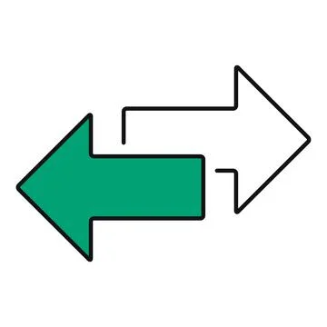 Exchange arrow transfer icon,swap web button design, move symbol vector illus イラスト素材