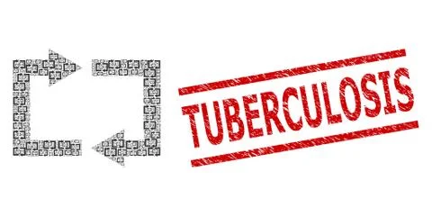 Exchange Arrows Recursion Collage of Exchange Arrows Items and Grunge Stock Illustration