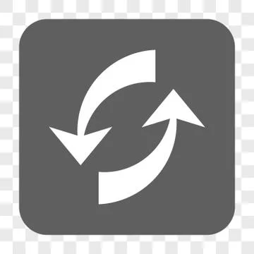 Exchange Arrows Rounded Square Button イラスト素材