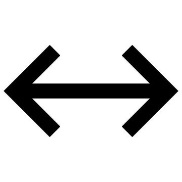 Exchange Arrows Vector Icon Flat Illustration Illustrazione stock