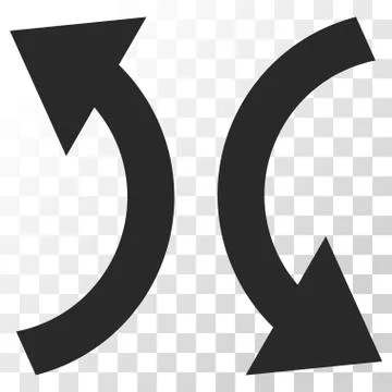 Exchange Arrows Vector Icon イラスト素材