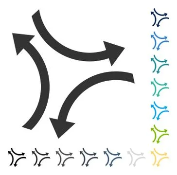 Exchange Arrows Vector Icon 스톡 일러스트