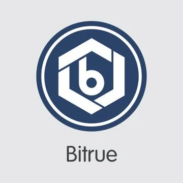 Exchange - Bitrue Copy 2. The Crypto Coins or Cryptocurrency Log Stock Illustration