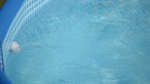 Exchange of chlorine tablets in the Stock Footage 43232818