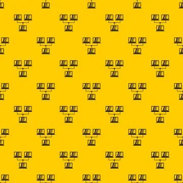 Exchange of data between computers pattern 스톡 일러스트