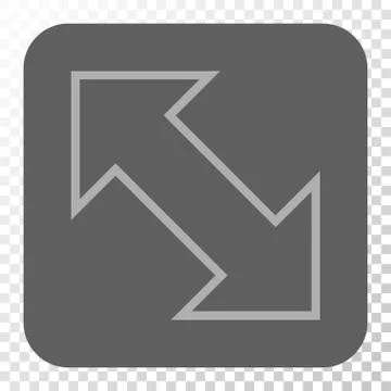 Exchange Diagonal Rounded Square Button Stock Illustration