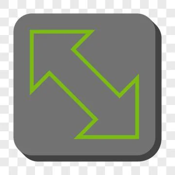 Exchange Diagonal Rounded Square Button Stock Illustration
