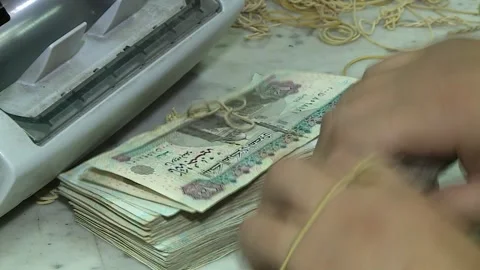 Exchange EGP to Dollar Stock Footage 252226918