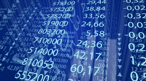 Exchange graph Stock Footage 513143