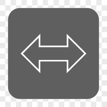 Exchange Horizontal Rounded Square Button Stock Illustration