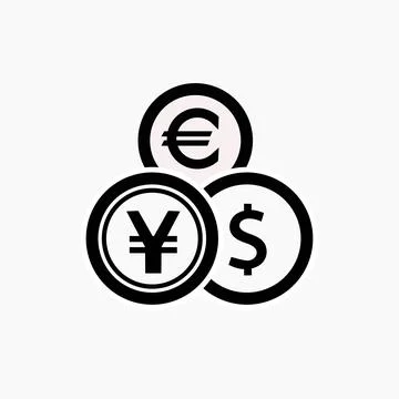 Exchange icon flat design. Quality design element. Classic style icon. Vector Stock Illustration
