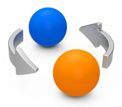 The exchange Stock Illustration