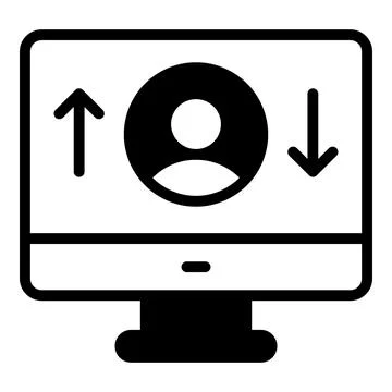 Exchange person Icon. User interface Vector Illustration, As a Simple Vecto.. Stock Illustration
