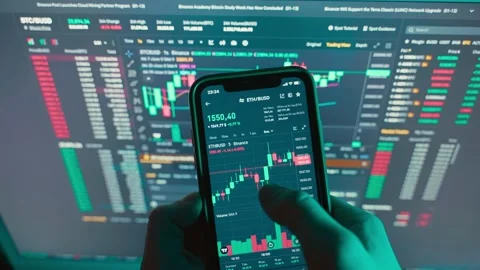 Exchange, rise and fall graph, financial business concept. Stock Footage 230966719