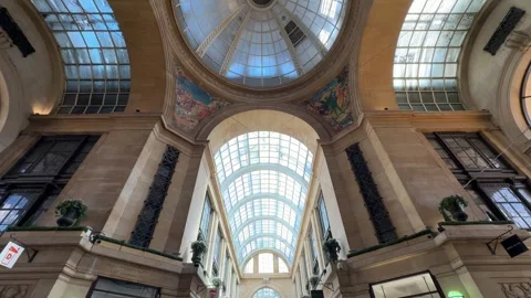 The Exchange Shopping Arcade Nottingham Interior View. Stock Footage 335618848