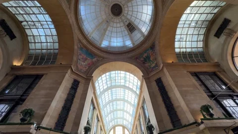 The Exchange Shopping Arcade Nottingham Interior View. Vídeo Stock 335619104