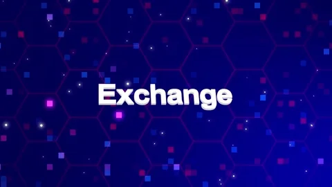 Exchange text animation with background Video stock 260209809