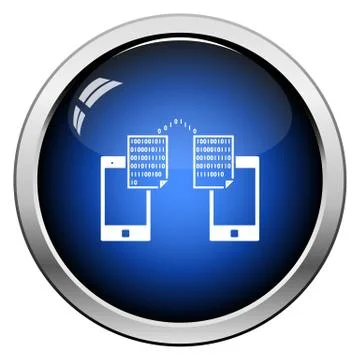 Exchanging Data Icon イラスト素材