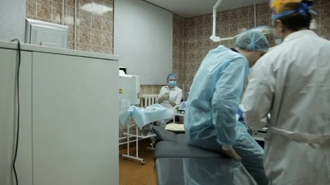 Excimer laser vision correction. preparation. Stock Footage 113781032