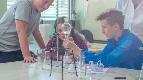 Excited about an experiment Stock Footage 77678315