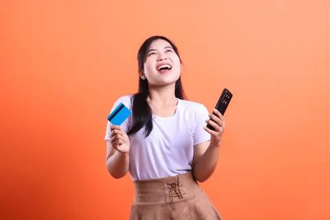 Excited Online Shopper Stock Photos