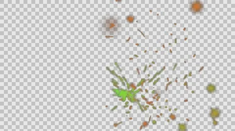 Excited Spark Effect Particles VJ Loops Motion Background Element HD Stock Footage 60295911
