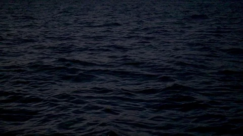 Excitement on the sea surface at night Video stock 84766309
