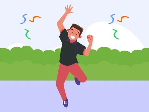 Exciting Concept Illustration Stock Illustration