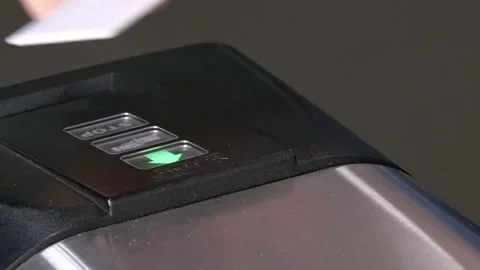 Exciting Journey Through Smart Ticketing Systems in Bustling City Transport Stock Footage 341068467
