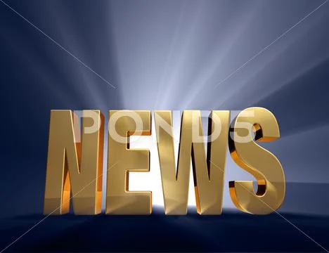 Exciting news Stock Illustration