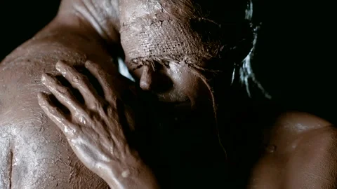 Exciting saga of passion and devotion unfolds, where a man with a strong Stock-Footage 274726579