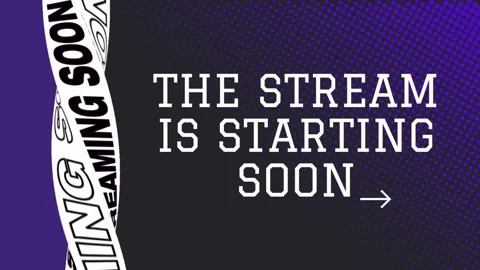 Exciting Stream Starting Soon: Engaging Video Announcement Stock Footage 279487526
