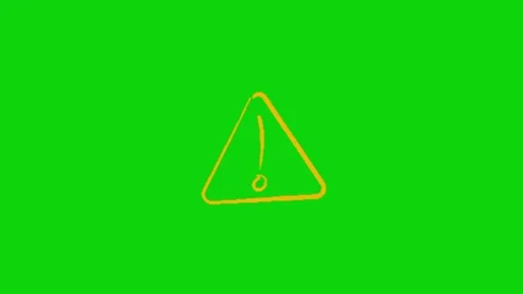 Exclamation animation on green screen background Vidéo 331750669