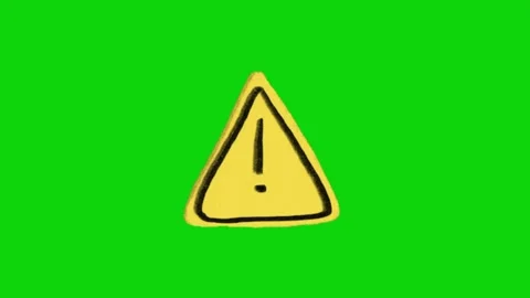 Exclamation animation on green screen background Vidéo 331750673