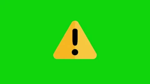 Exclamation animation on green screen background 動画素材 331750680