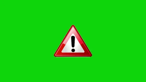 Exclamation animation on green screen background 動画素材 331750683