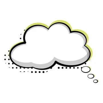 Exclamation comic speech bubble cartoon vector illustration Ilustración de archivo