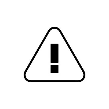 Exclamation danger icon vector. attention sign and symbol. attention sign Stock Illustration