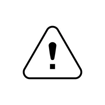 Exclamation danger icon vector. attention sign and symbol. attention sign Stock Illustration