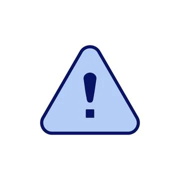 Exclamation danger icon vector. attention sign and symbol. attention sign Stock Illustration