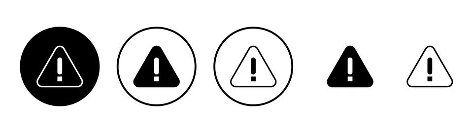 Exclamation danger icon vector. attention sign and symbol. attention sign 스톡 일러스트