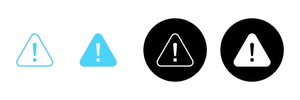 Exclamation danger icon vector. attention sign and symbol. attention sign イラスト素材